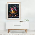 thumbnail image 3 of Abundant Harvest: A Still Life of Fruits and Flowers - Painting Floral Fruit Kitchen Decor Botanical Flowers Unframed Wall Art Print 12 x 16 inches, 3 of 4