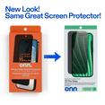 thumbnail image 3 of onn Protecteur d’écran en verre intimité pour iPhone® 15 Pro Max, fabriqué avec du verre résistant de Corning🅪, intimité à 180°, plateau d’installation facile, 3 of 8