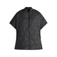 thumbnail image 5 of Time and Tru Women's Quilted Puffer, S/M, Black, Nylon, 5 of 5