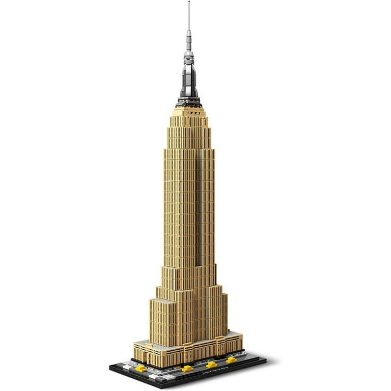 LEGO Architecture Empire State Building 21046 New York City Skyline Architecture Model Kit for Adults and Kids Build It Yourself Model Skyscraper