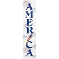 thumbnail image 2 of Northlight Patriotic "America" Fireworks Wooden Porch Board Sign Decoration - 36", 2 of 7