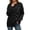 Black, variant on Winter Knitted Pullover Sweater Soft Cozy Warm Long Sleeve Round Neck Elegant Casual Blouse Loose Fit Comfortable Daily Wear Fall Fashion