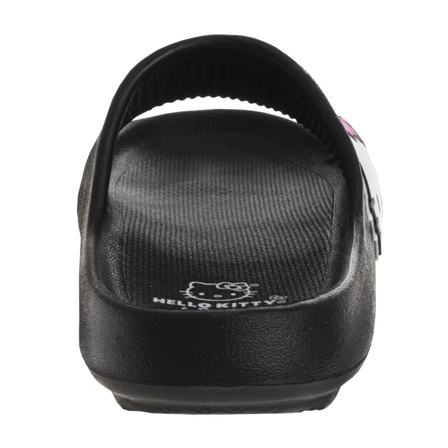 Hello Kitty Girls Slip On Waterproof Slides. (Little Kids Big Kids)Black, Size: 13 1