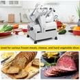 thumbnail image 5 of GloryStar Heavy Duty Commercial Meat Slicer, 550W Pure Copper Motor with 320mm Detachable Blade & Child Safety Lock for Home Kitchens and Shops, 5 of 5