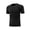Black, variant on Kids High Elastic Tight Athletic Short Sleeve T-Shirt – Quick Dry Sweat Wicking Soccer Training Base Layer, Active Sporty Style, Great for Physical Fitness and Track Events