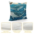 thumbnail image 4 of SHANXI Throw Pillow Covers Nature Sea Blue Design Square Pillowcase for Home Decor Sofa Car Bedroom Pillow case 18x18in, 4 of 5