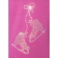 thumbnail image 3 of Purple ice skating jacket with "Pair of skates" applique, 3 of 4