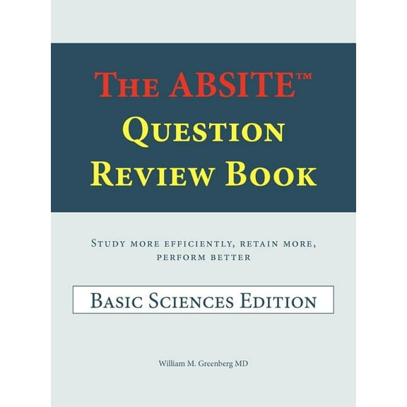 The ABSITE(TM) Question Review Book: Basic Sciences Edition, (Paperback)