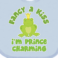 thumbnail image 4 of Inktastic Fancy a Kiss I'm Prince Charming Boys Baby Bib, 4 of 4