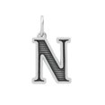thumbnail image 1 of Capital N Designer Alphabetical 925 Sterling Silver Pendant Jewelry, 1 of 2
