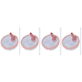 thumbnail image 1 of 2 Fundas para A Prueba Derrames Con Tapas Pajita 30 Oz () Rosa, 1 of 7