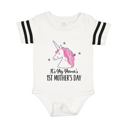 

Inktastic 1st Mothers Day Unicorn Baby Girl Gift Baby Girl Bodysuit