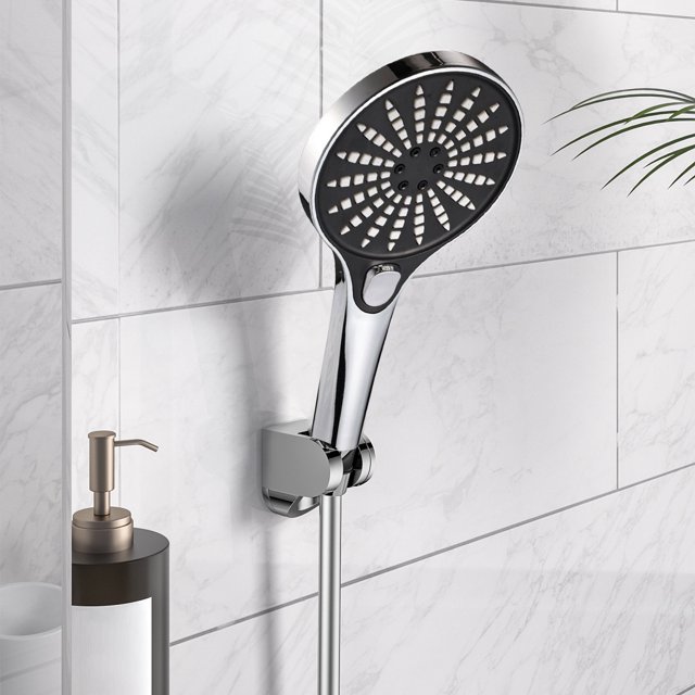 Sokhug Shower Head High Pressure Rain Fixed Showerhead 3 Settings Luxury Design, High Flow Bathroom Rain Shower Head