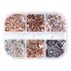 thumbnail image 2 of Uñas postizas, uñas postizas, regalos para mujeres, nuevo estilo, lentejuelas para uñas, colores veraniegos, uñas irregulares translúcidas, pegatinas para uñas con diseño irregular., 2 of 2