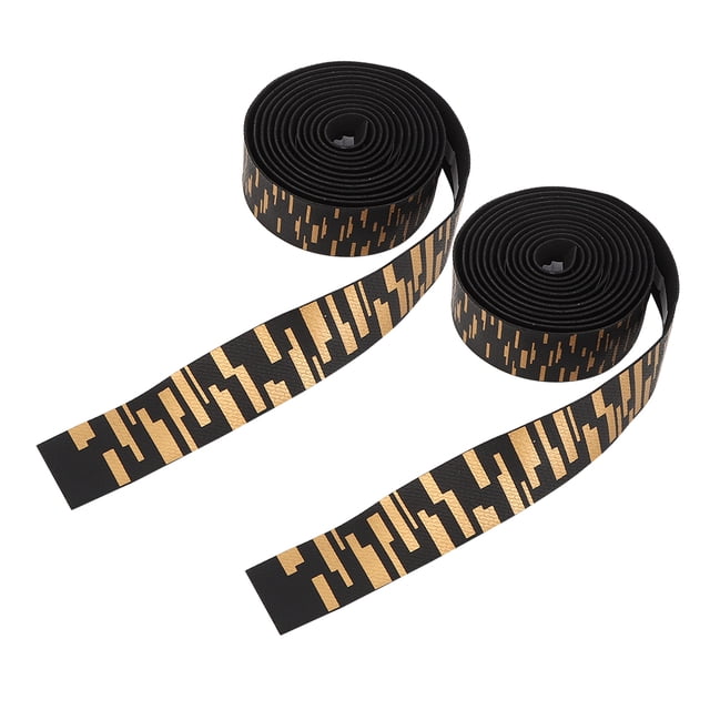 Cinta para manillar de bicicleta JadeshayMX ZTTO EVA/PU Negro Dorado