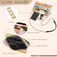 thumbnail image 3 of FORMRS Women Crossbody Purse with Chain Strap Vegan Leather Shoulder Handbag, Yellow Circles, 3 of 7
