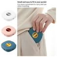 thumbnail image 2 of Cable Organizer Rotating Cable Winder Box Plastic Portable Wire Storage Case Phone Holder, White, 2 of 9
