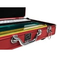 thumbnail image 5 of White Swan Mah Jongg Set Wheeled Aluminum Case (White Tiles Pusher Arms) American Mahjong Game Set, Red, 5 of 11