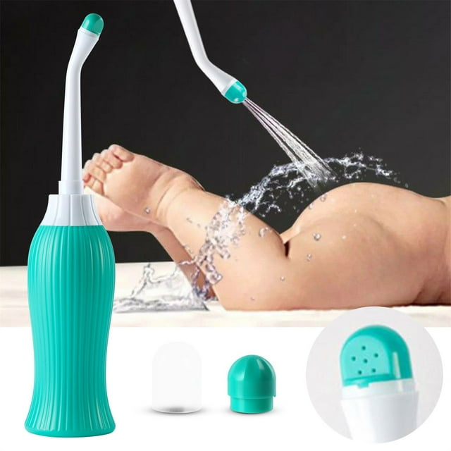 Cqxid Shower Under $10 Portable Bidet Handheld Travel Personal Toilet Spray Water Washer Bottle 450ML