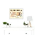 thumbnail image 2 of Evolution Darwin Responsive Change Strongest Quote Octopus A4 Artwork Framed Wall Art Print, 2 of 4