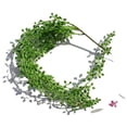 thumbnail image 2 of CHAO 2 piezas de enredaderas de flores para colgar en la pared, hojas de hiedra falsas decorativas para uso en interiores y exteriores, vegetación artificial decorativa para sala de estar, cocina, bal, 2 of 3