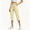 Beige women capri pants with pockets a1, variant on Womens Capri Pants Elastic Waist Casual Solid Capri Trousers with Pockets Cargo Cropped Pants Summer Loose Fit Beach Work Lounge Flowy Everyday Wear, Beige S