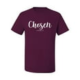 thumbnail image 2 of Wild Bobby Chosen 1 Peter 2:9 Inspirational/Christian Men Graphic Tee, Maroon, X-Large, 2 of 5