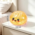 thumbnail image 2 of Glitter Dumpling Squishy Toys with Steamer, 8.5cm Large Shimmer Bao Stress Relief Fidget Toy for Desktop Decor, Novelty Gift & Party Favors, 2 of 6