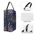 thumbnail image 3 of Goofa Lavender Flowers Printed Toiletry Bag with Handle,Large Capacity Travel Makeup Cosmetic Bag for Women, Carry on Airport Airline Compliant Bag, 3 of 9