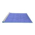thumbnail image 2 of Ahgly Company Machine Washable Indoor Round Oriental Blue Traditional Area Rugs, 4' Round, 2 of 4
