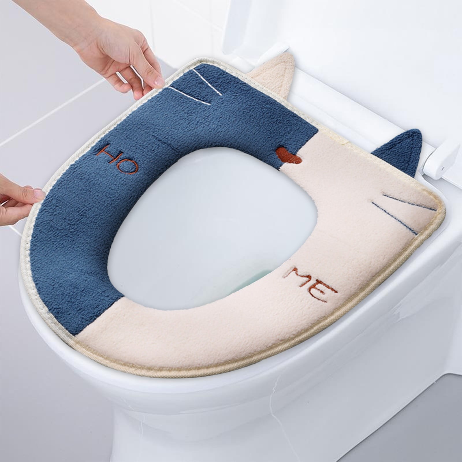 onhuon portable seat toilet warm belt o thickened shaped cushion seat