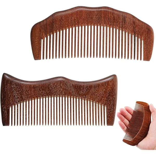wonim44 2PCS Wooden Labor Comb, Birth Comb for Labor Wooden Natural Birthing Comb for Labor Wood Comb for Labor Relief Pain Pregnancy Hair Comb Delivery Essentials Gifts for Pregnant Women