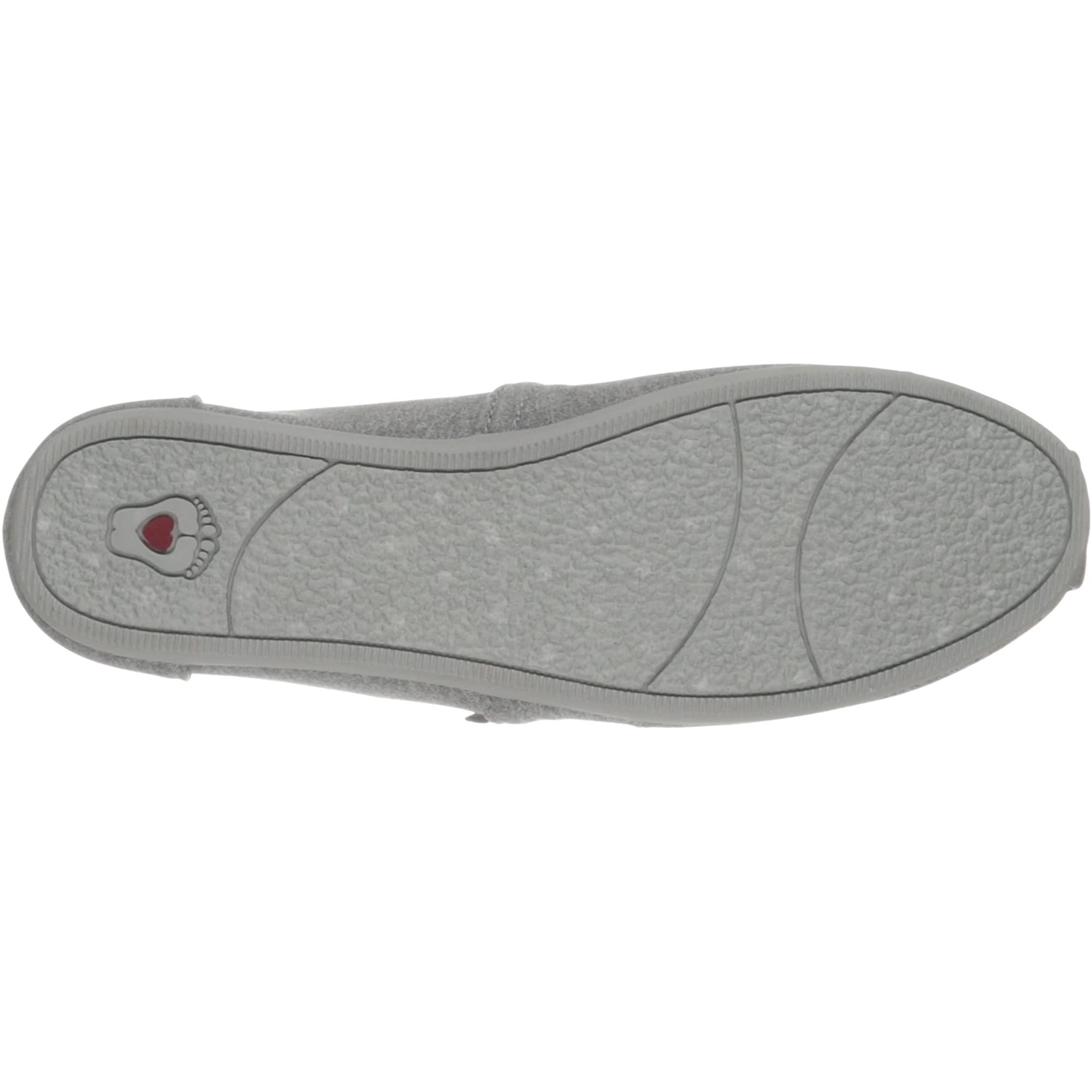 BOBS from Skechers Women s Bobs Plush Express Yourself Flat Grey 8 M US Walmart