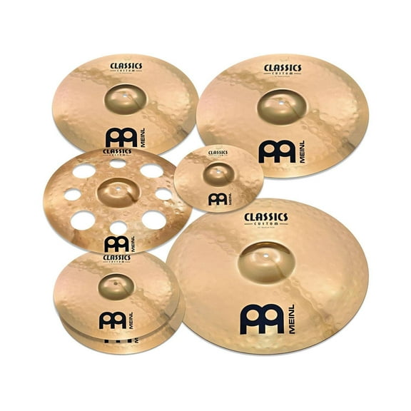 Meinl Cymbals Classics Custom Double Bonus Cymbal Pack with Free 10" Splash & 16" Trash Crash