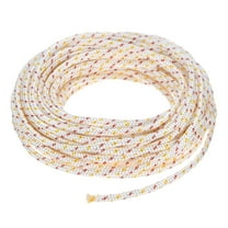 Uxcell Recoil Starter Rope Pull Cord 4mm 10m Nylon Pull Cord for Chainsaw White Red Yellow