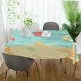 thumbnail image 3 of Yayeee Tablecloths 60" x 108" Rectangle Wrinkle Resistant Party Table Cover, Blue Beach Pattern, 3 of 8