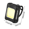 thumbnail image 3 of Juego de luces delanteras y traseras para bicicleta recargables por USB | Mini linterna LED COB para ciclismo nocturno | Luz delantera y trasera portátil para bicicleta con soporte elástico | Luz de, 3 of 9