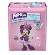 Pull-Ups Cool & Learn Potty Training Pants for Girls, 3T-4T (32-40 lb.), 48 Ct. (Packaging May Vary)