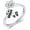 A01-Panda, variant on Koala Open Ring 925 Sterling Silver Koala Adjustable Ring Cute Animal Jewelry Gifts for Women