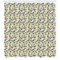 thumbnail image 3 of Vegetable Shower Curtain, Pattern of Farm Cucumber Carrot Potato Beet Kohlrabi and Radish Healthy Food, Fabric Bathroom Set with Hooks, 69W X 84L Inches Extra Long, Multicolor, by Ambesonne, 3 of 3