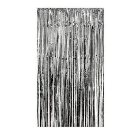 

Pnellth 275X75CM Christmas Tassel Table Skirt Party Dessert Counter Table Decoration Solid Color Metallic Foil Rectangle Table Skirt for Wedding Banquet Birthday Party Supplies