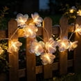 cpengpj Artificial Flower String Lights, Waterproof Plastic, for ...