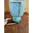 thumbnail image 3 of Simple Designs Lt2065-Blu Round Prism Mini Table Lamp With Matching Fabric New, 3 of 5