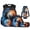 Fire Ice Baseball, variant on Yspwyqan Sea Blue Axolotl Backpack Set 4Pcs with Lunch Box Pencil Case Water Bottle, Multi-Pocket Lightweight Daypack for Elementary Middle School Travel