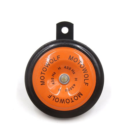 - Orange Metal Mount Car Vehicle Siren Electric Horn Trumpet DC 12V 110dB 435HZ