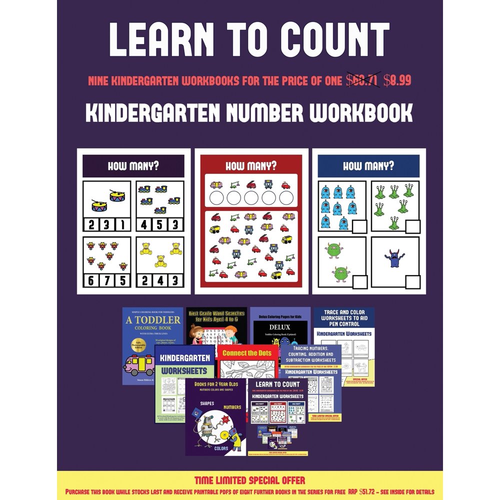 Kindergarten Number Workbook Kindergarten Number Workbook (Learn to count for preschoolers) A