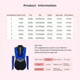 thumbnail image 5 of YiZYiF Big Girls Performance Jumpsuit Latin Jazz Dance Bodysuit with Gloves Color Block Unitard Red 12, 5 of 5