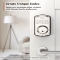 thumbnail image 4 of LTMATE DKS01 Keyless Entry Deadbolt Lock, Electric Door Locks with Keypads, Satin Nickel, 4 of 7