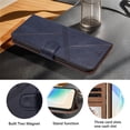 thumbnail image 6 of Phone Case for Motorola Moto G Play 2026, Flip Wallet PU Leather Case with Card Holder, Magnetic Closure Protective Cover,Blue,For Moto G Play 2026​, 6 of 7