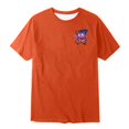 thumbnail image 7 of FINALGANG Mens Short Sleeve Crewneck TShirts With Fashion Casual Sunset Graphic Print Casual Loose Fit Streetwear Tees For Summer Daily Wear Orange XL, 7 of 7